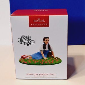 Hallmark 2023 The Wizard of Oz Under the Poppies Spell Ornament Brand New In Box